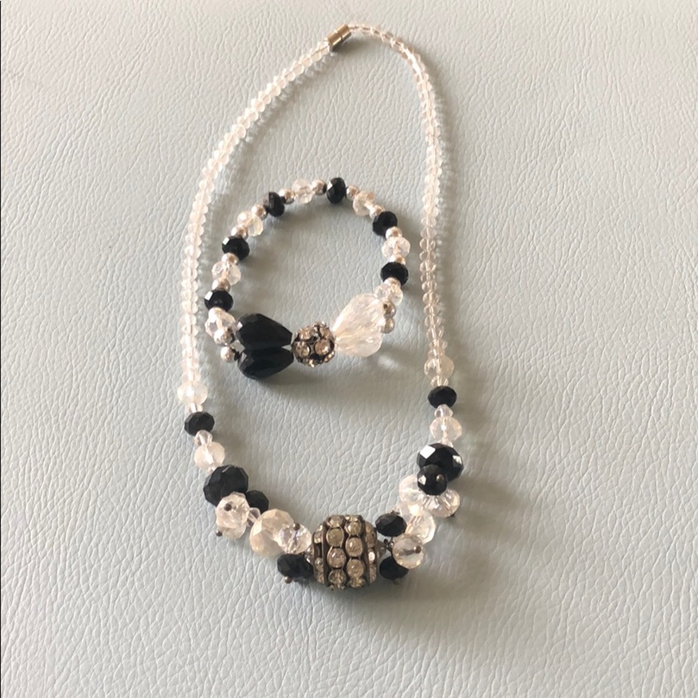 Necklace and bracelet sold together never used